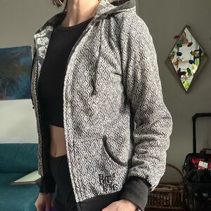 VINTAGE Y2K Billabong reversible zipper hoodie size medium